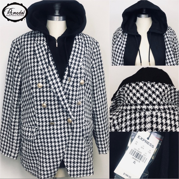 Express Jackets & Blazers - NEW!!! Express Hooded Coat